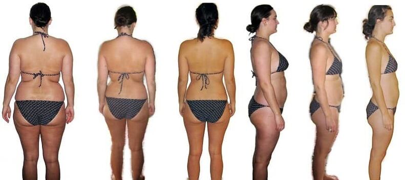 До и после потери веса